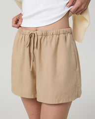 Trestles Twill Tie Short | Khaki