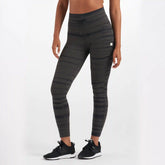 Daily Legging | Dark Oregano Shibori Stripe