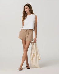 Heavyweight Cotton Easy Short | Goldenrod