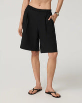 Trestles Low Slung Trouser Short | Black