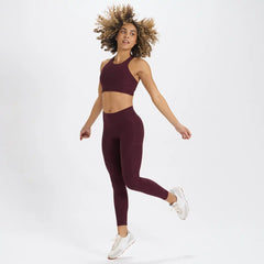 Elevation Performance Legging | Cerise Heather