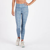 Pace High Rise Printed Legging | Navy Wave