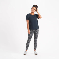 Caspian Legging | Heather Grey Camo