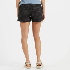 Womens Ripstop Short | Black Camo