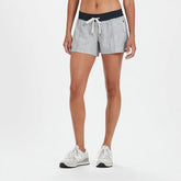 Clementine Short 4" | Grey Twill Texture