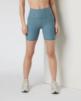 Clean Elevation Shorty 6" | Smoke Blue Heather