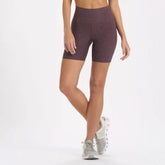 Clean Elevation Shorty 6" | Smoked Plum Heather