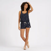 Clementine Romper | Black Camo