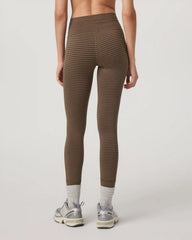 Stripe Daily Legging | Espresso Stripe