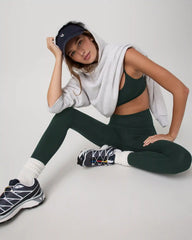 Vuori AllTheFeels™ Legging - Short | Evergreen