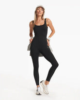 Halo Essential Jumpsuit | Black Heather