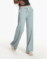 Halo Essential Wideleg Pant - Long | Vintage Pistachio Heather