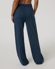 Halo Essential Wideleg Pant | Blue Coast Heather