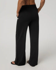 Halo Essential Wideleg Pant | Black Heather