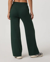 Halo Essential Wideleg Pant - Short | Evergreen Heather