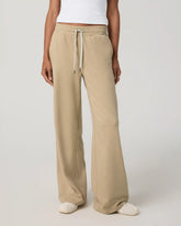 Halo Essential Wideleg Pant | Khaki Heather