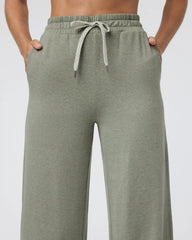 Halo Essential Wideleg Pant | Laurel Heather