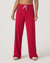 Halo Essential Wideleg Pant | Strawberry Heather