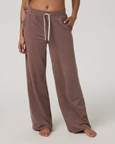 Halo Essential Wideleg Pant - Short | Sable Heather