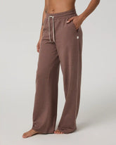 Halo Essential Wideleg Pant - Long | Sable Heather
