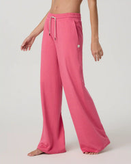 Halo Essential Wideleg Pant | Sunset Pink Heather