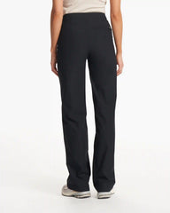 Womens Vuori Meta™ Wideleg Pant - Long | Black
