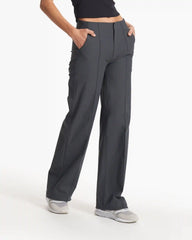 Womens Vuori Meta™ Wideleg Pant | Charcoal