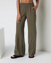 Villa Wideleg Pant - Long | Dark Oregano
