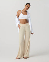 Villa Wideleg Pant | Bleached Sand