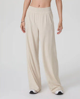 Villa Wideleg Pant - Long | Milkweed