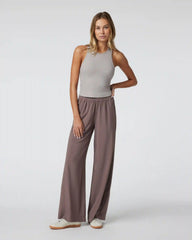 Villa Wideleg Pant | Chocolate