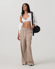 Villa Wideleg Pant - Short | Sorrel Brown