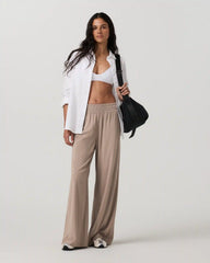 Villa Wideleg Pant - Short | Sorrel Brown