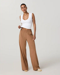 Villa Wideleg Pant | Tobacco Brown