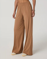Villa Wideleg Pant - Long | Tobacco Brown