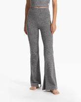 Granite High Waist Flare | Heather Grey