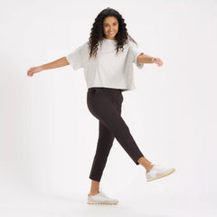 Miles Ankle Pant | Dark Cherry