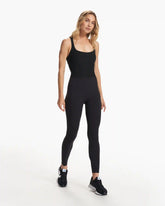 Colorblock Corset Jumpsuit | Black