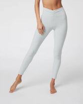 Elevation Ruched Legging | Sky Grey Heather