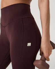 Vuori AllTheForm™ Pocket Legging - Short | Raisin