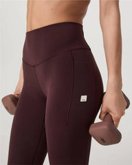 Vuori AllTheForm™ Pocket Legging - Long | Raisin