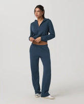 Sedona Straight Leg Sweatpant | Ocean Blue