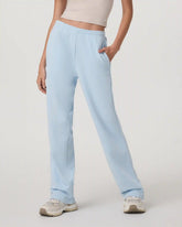 Sedona Straight Leg Sweatpant-Short | Crystal Blue