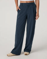 Villa Pinstripe Trouser Pant | Navy Pinstripe