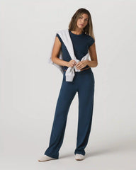 Halo Modern Straight Leg Pant - Short | Blue Coast Heather