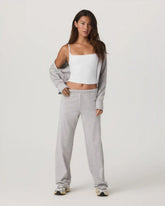 Halo Modern Straight Leg Pant | Pale Grey Heather