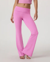 Halo Foldover Pant | Azalea Pink Heather