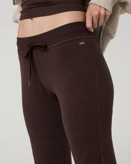Halo Low Rise Slim Flare Pant | Java Heather