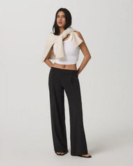 Villa Wideleg Trouser - Short | Black