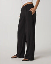Villa Wideleg Trouser - Long | Black
